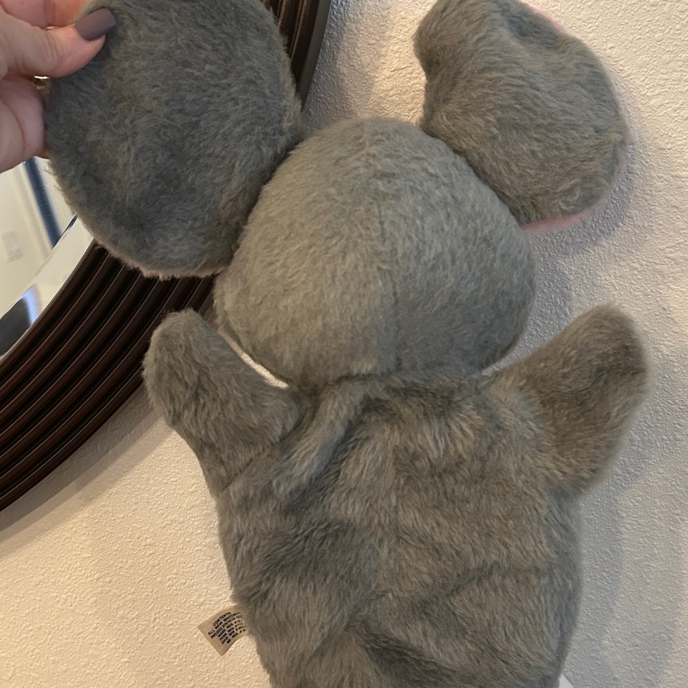 RARE 70’s Vintage Animal Fair Inc. Miley Mouse plush hand puppet Made in USA - Picture 8 of 17